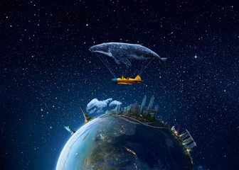 Take me to the dream - Elements of this image furnished by NASA.