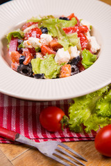 salad from feta cheese