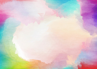 Abstract colorful watercolor background. Digital art painting.