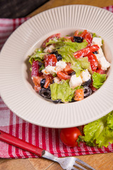 salad from feta cheese