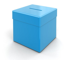 Ballot Box. Image with clipping path