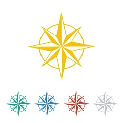 compass vector logo icon