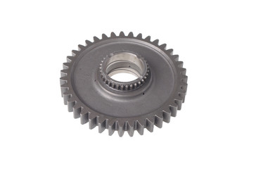 metal sprocket isolated on white