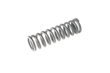 metal spring isolated on white