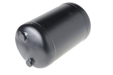 black big boiler isolated on white