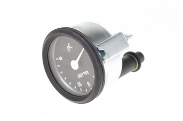 vehicle counter, speedometer isolated on white
