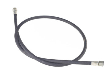 black hose isolated on white