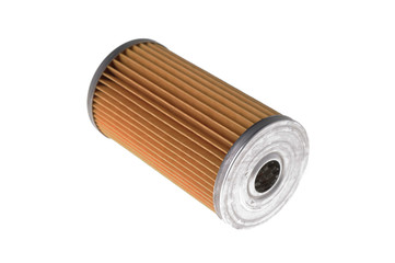 orange auto filter isolated on white