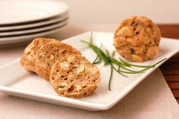 Dumpling on the plate