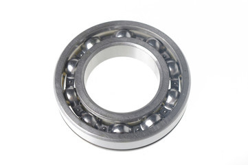 metal silver bearing isolated on white 