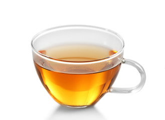 Cup of tea isolated on white