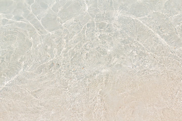 Fototapeta na wymiar Background of sea water on beach in summer