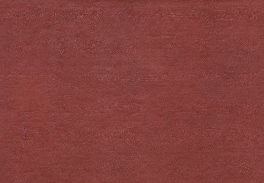 Artificial brown leather surface.