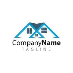 Property Real Estate logo icon vector