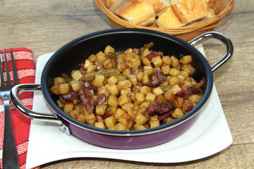 poêlée de pommes de terre et gésiers 17032016