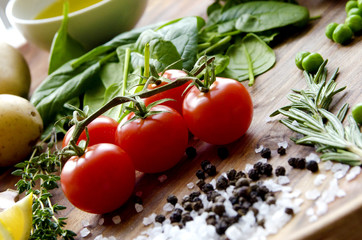 Ingredients for cooking tuna salad