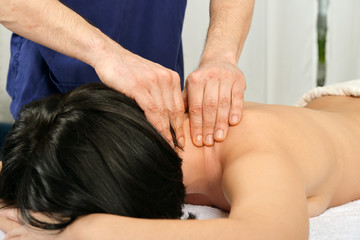 Obraz na płótnie Canvas Neck massage