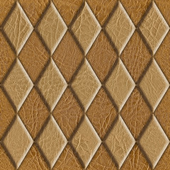 Abstract decorative tiles - seamless background - leather texture