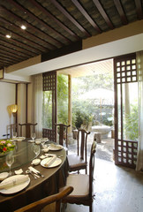 Southeast Asian-style restaurant,dining room
