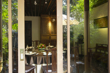 Southeast Asian-style restaurant,dining room
