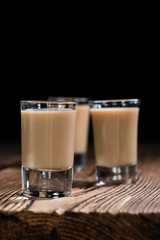 Glass with Cream Liqueur