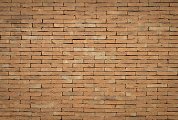 Empty Red brick wall background