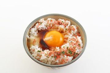 一膳の卵かけご飯