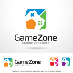 Game Zone Logo Template Design Vector 