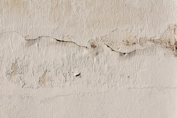 White paint on cement wall 