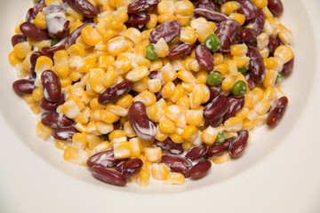  mixed Salad with beans and corn