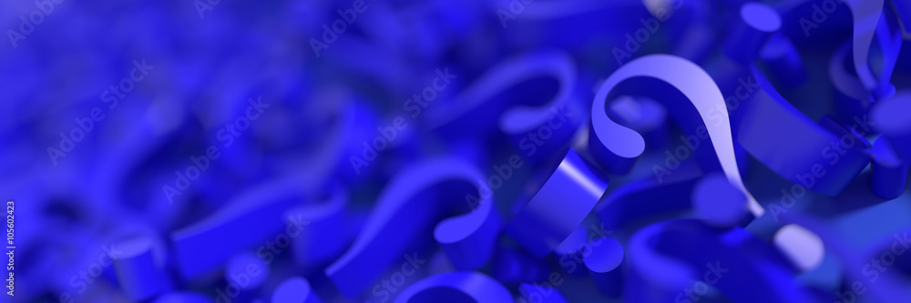 Sticker infinite question marks