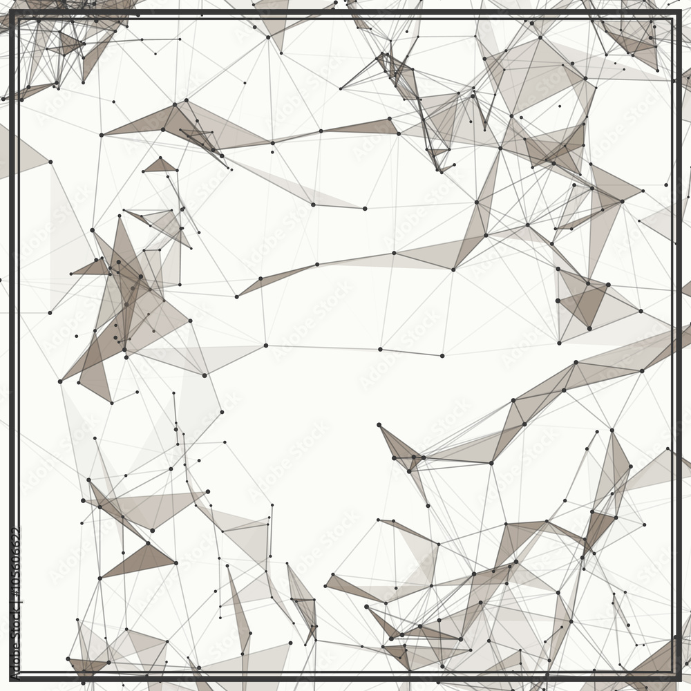 Poster abstract background with dotted grid