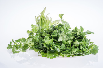 parsley isolated on white background
