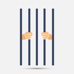 Behind bars icon