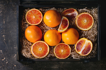 Blood orange fruit