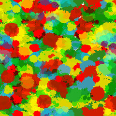 Watercolor abstract geometric background with triangles. Hipster seamless pattern. Allover grunge print. Kaleidoscope seamless pattern.