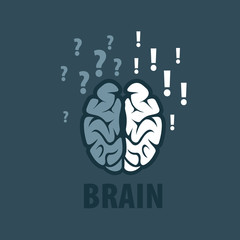 Vector brain logo