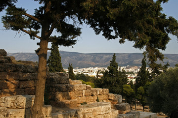 Fototapeta na wymiar panorama view of Athens. Greece