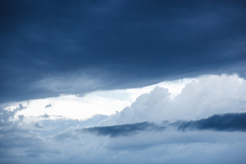Clouds door on the sky 