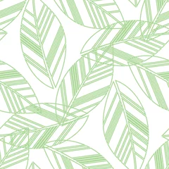 Papier Peint photo autocollant Vert feuilles vertes sans soudure