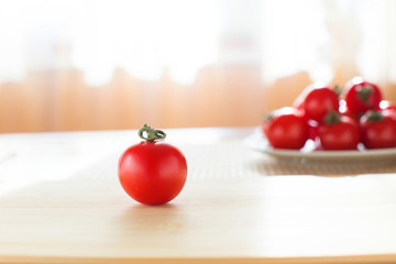 Fresh cherry tomatoes.