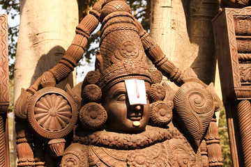 Wooden Idol of Lord Venkateswara, Tirupati Balaji
