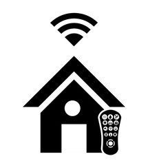 Smart house icon design