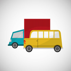 Transportation icon design