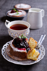 Sweet baked cake