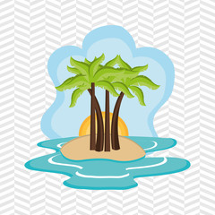beach icon design 