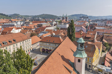 Fototapeta premium Maribor cityscape, Slovenia