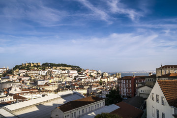 Fototapeta na wymiar Cityscape of Lisbon, capital city of Portugal