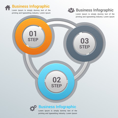Business Infographics Vector illustration. can be used for workflow layout, banner, diagram, number options, step up options, web design.