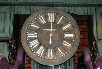 Vintage Style Clock old theme